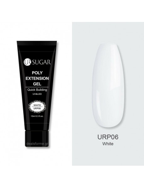 Polyextension Gel Ur Sugar UV/LED 15ml-White