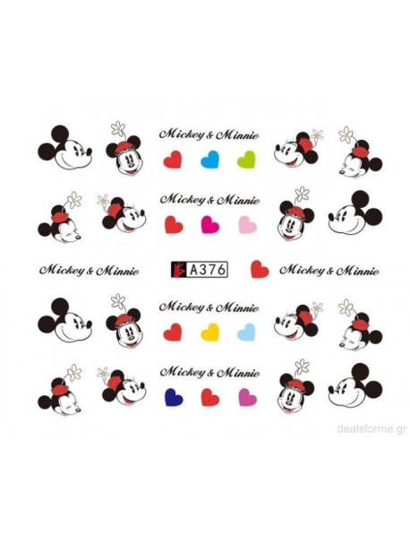 Water stickers Mickey and Minnie-#11