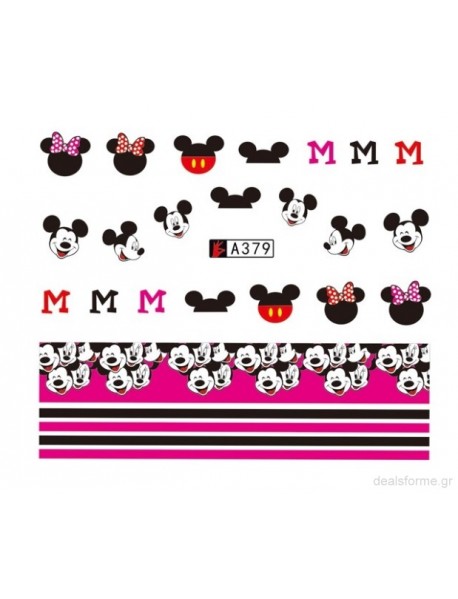 Water stickers Mickey and Minnie-#13